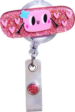 Glitterific Badge Reel-Bandaid