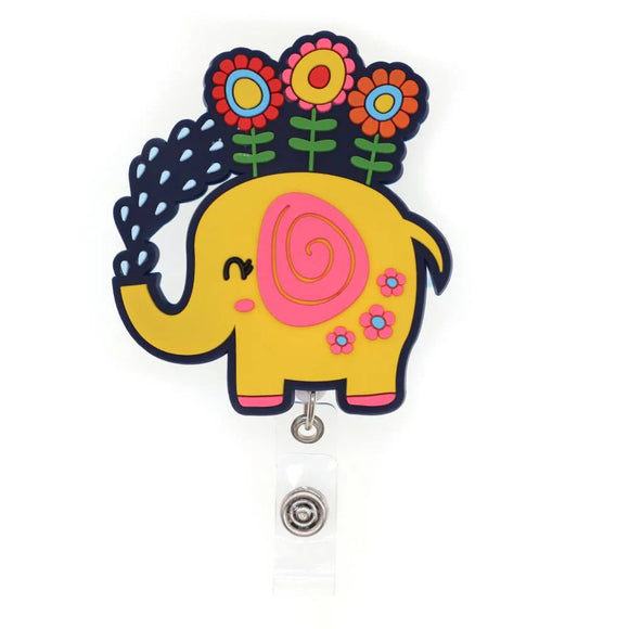 Jellies Badge Reels- Smile Elephant