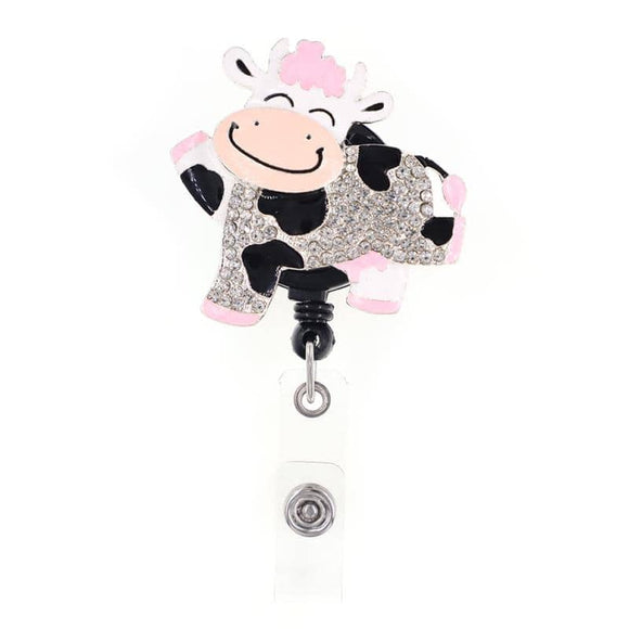 Sparkle and Shine Badge Reel- Cow