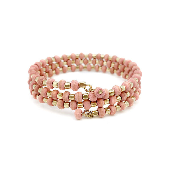 Sachi Mulberry Mix Bracelet- Light Pink by Anju