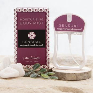 Sensual (sugared sandalwood) Moisturizing Body Mist by Mixologie