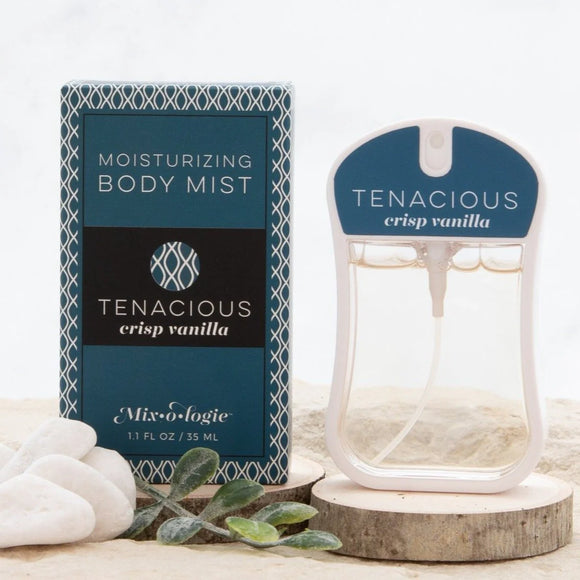 Tenacious (crisp vanilla) Moisturizing Body Mist by Mixologie