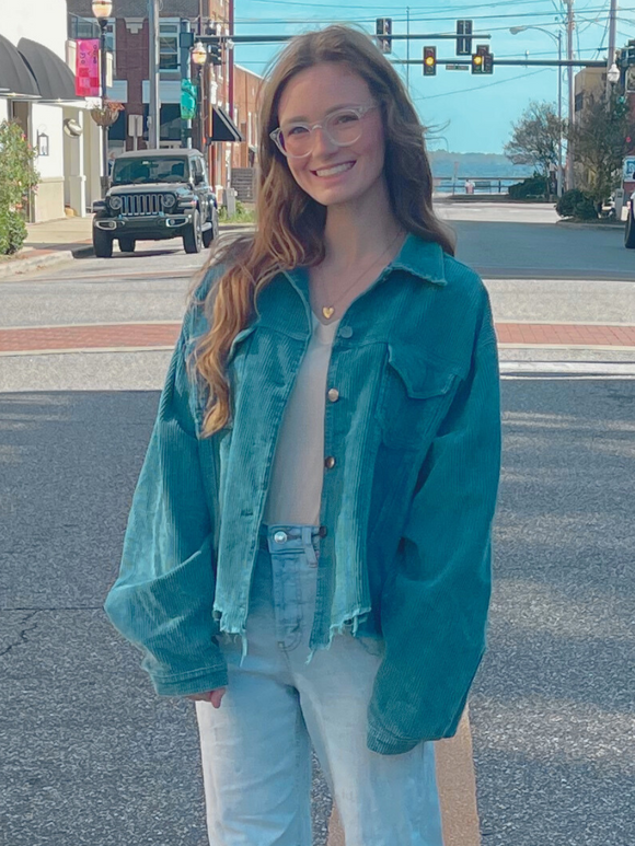 Clara Sea Blue Trucker Jacket