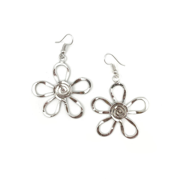 Sliver Plated Earrings- Daisy by Anju